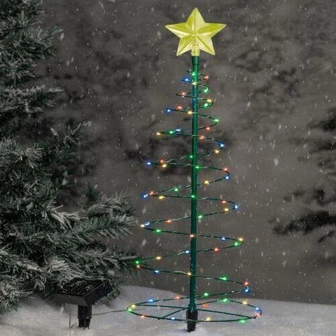 50% RABATT | StarryTree - Solar LED Metall Weihnachtsbaum [Letzter Tag Rabatt]
