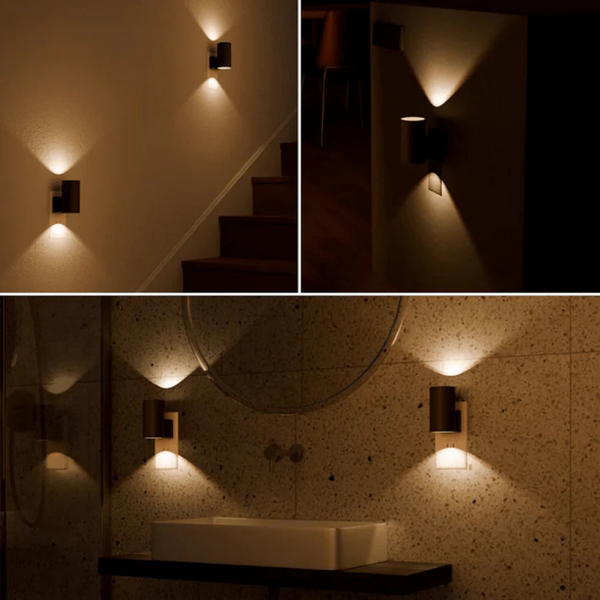 Glowvia™ LED-Wandleuchte | Automatisches Licht & warme Wohlfühlatmosphäre