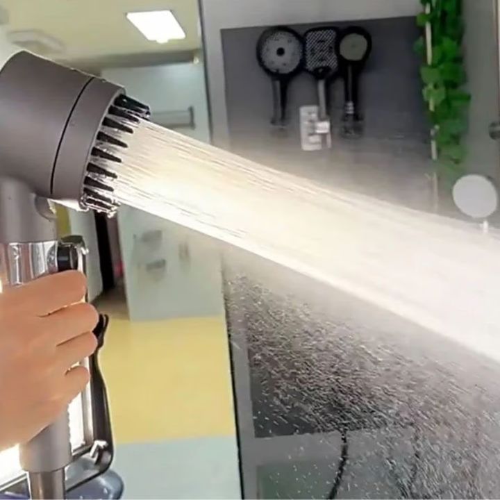 AquaForce™ | Multifunktionaler Hochdruck-Duschkopf – Für Kraftvolle Wasserstrahlen & Wassersparendes Duschen