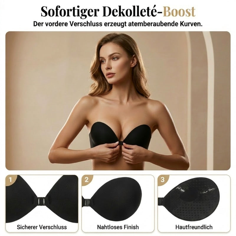 💗2 zum Preis von 1 – 2 Paar - 🎁Selbstklebende, unsichtbare BHs mit Raffungen