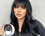 KnallSchnapp™ Frauen Clip Haar Pony