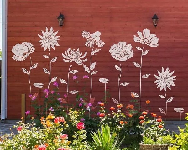 BloomCraft™ - Blühende Blumen Schablonen-Set [Letzter Tag Rabatt]
