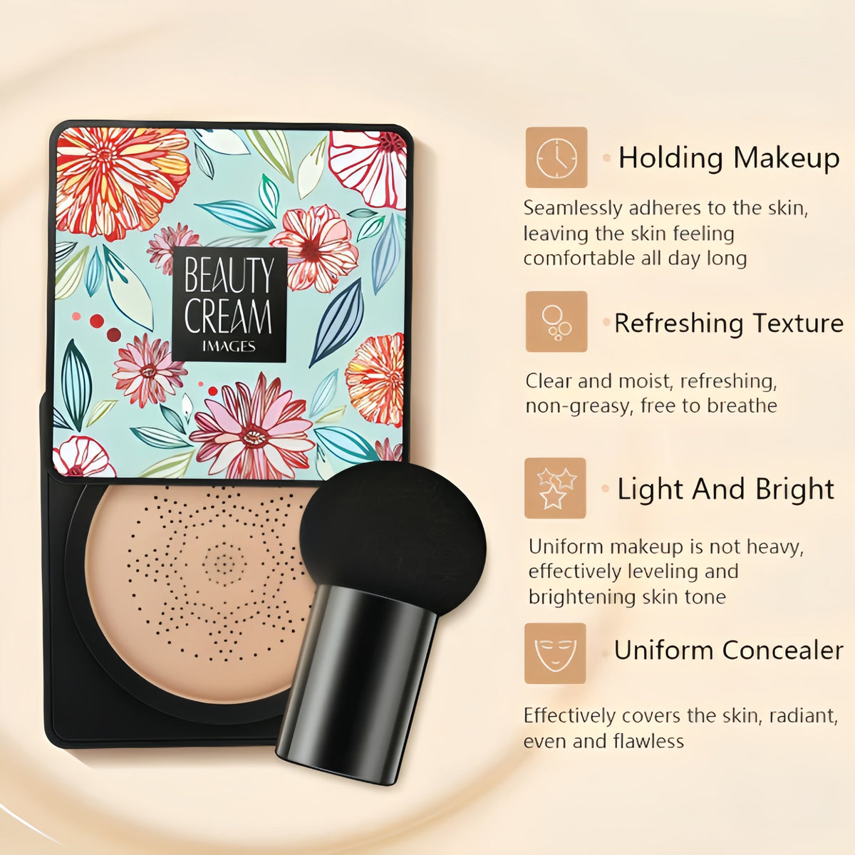 AirCushion 24h Beauty-Creme – Kaschiert Hautunreinheiten und Unebenheiten