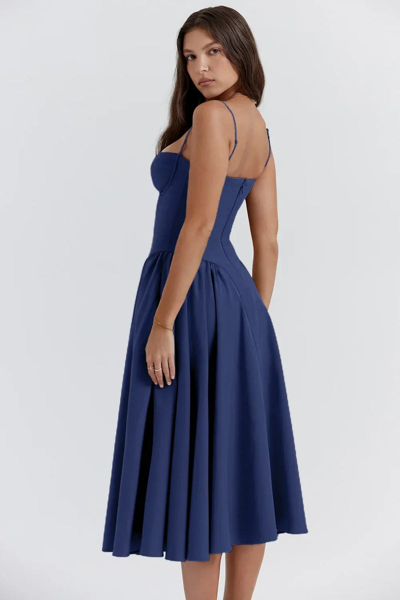 Vivi™ | Ärmelloses Midikleid mit Korsett-Passform