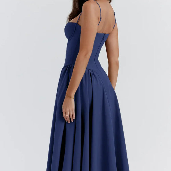Vivi™ | Ärmelloses Midikleid mit Korsett-Passform