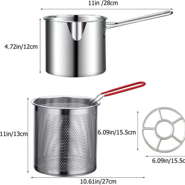 EasyChef™ – Fritteuse aus Edelstahl