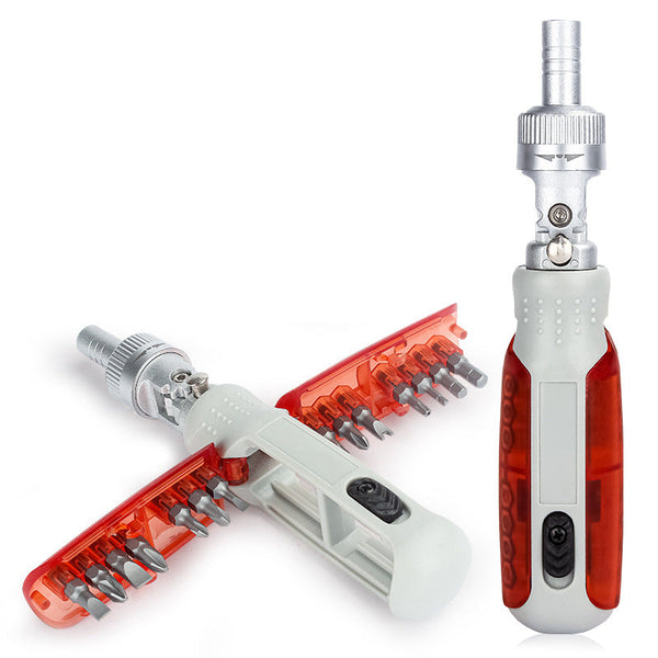 EasyScrew™ – 14-in-1 Ratschen-Schraubendreher für Haushalt & Werkstatt
