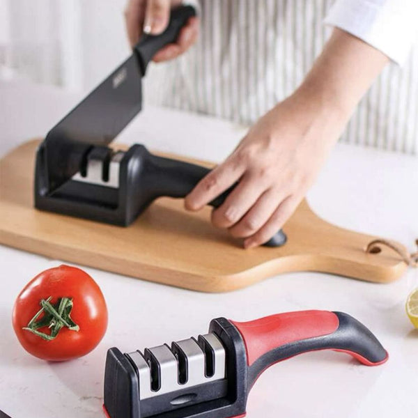 Sharpiva™ 3-in-1 Messerschärfer | Präzises Schärfen & glatte Schnitte in 3 Stufen