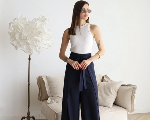 Lina™ – Weit geschnittene Leinenhose | 50% RABATT