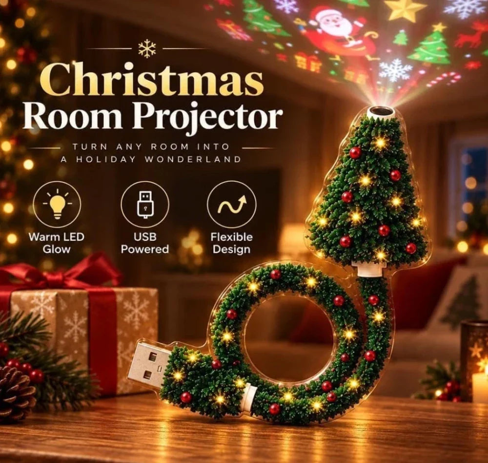 WinterBeam™ Weihnachts-Projektor | Magischer Lichterzauber für Decke & Zuhause