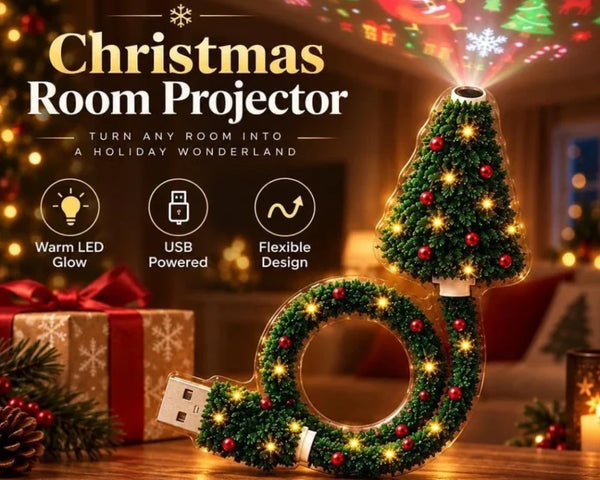 WinterBeam™ Weihnachts-Projektor | Magischer Lichterzauber für Decke & Zuhause