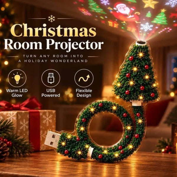 WinterBeam™ Weihnachts-Projektor | Magischer Lichterzauber für Decke & Zuhause