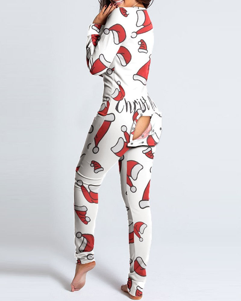 WinterGlow™ – Festlicher Jumpsuit mit Knopfleiste für Frauen
