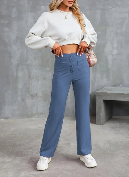ComfyPlus™ – Die lässige Stretch-Hose mit hoher Taille für Frauen