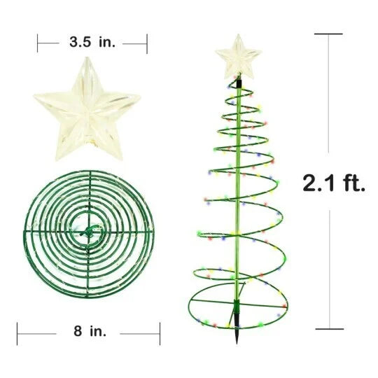 50% RABATT | StarryTree - Solar LED Metall Weihnachtsbaum [Letzter Tag Rabatt]