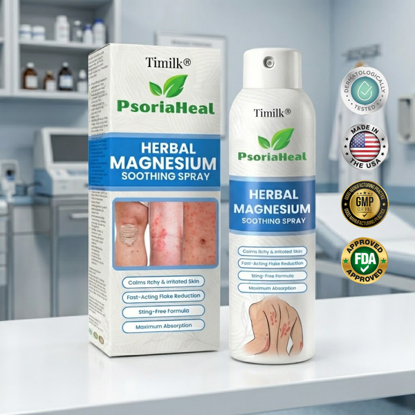 DermaMagna™ PsoriaHeal Magnesium Beruhigungsspray – Schnelle Linderung bei Juckreiz, Rötungen & Hautreizungen