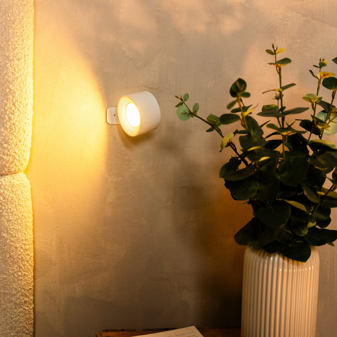 FlexiGlow™ Magnetische LED-Wandleuchte | 3 Lichtfarben & kabellose Flexibilität
