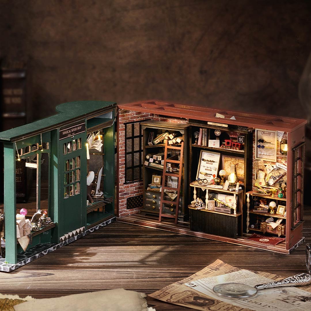 MiniMuse™ DIY-Miniaturhaus-Set | Erschaffe dein eigenes magisches LED-Puppenhaus