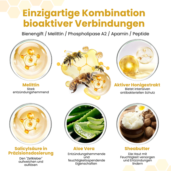 PsoriaSoothe Fortschrittliche Bienengift Haut-Regenerationscreme