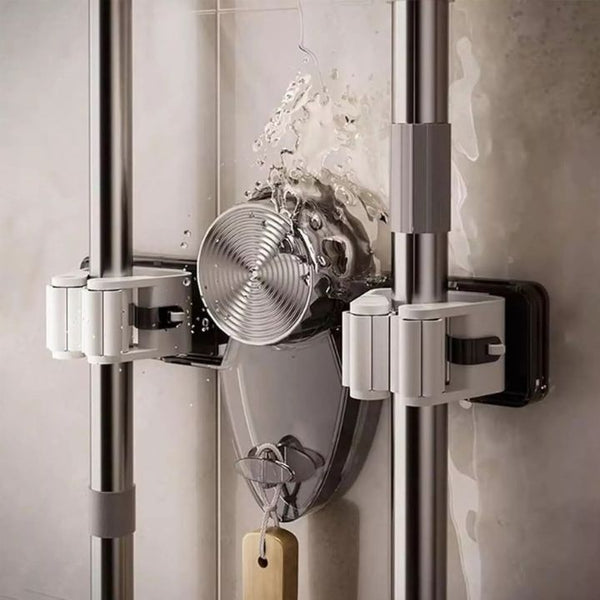 1+1 GRATIS | GripMate – Sicherer Halt für Besen &amp; Wischer ohne Bohren