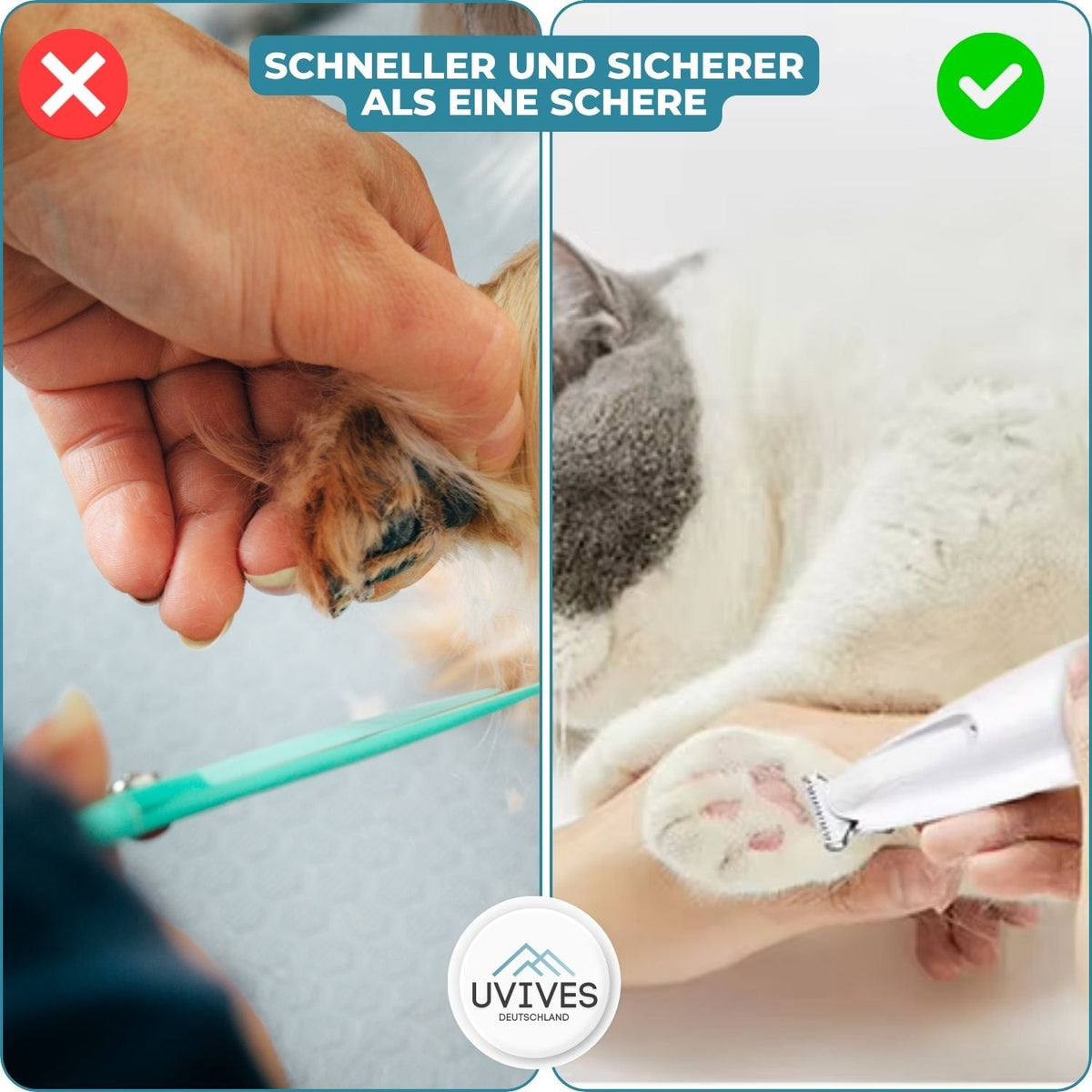 FurTrim™ - Trimmer für Katzen- und Hundepfoten