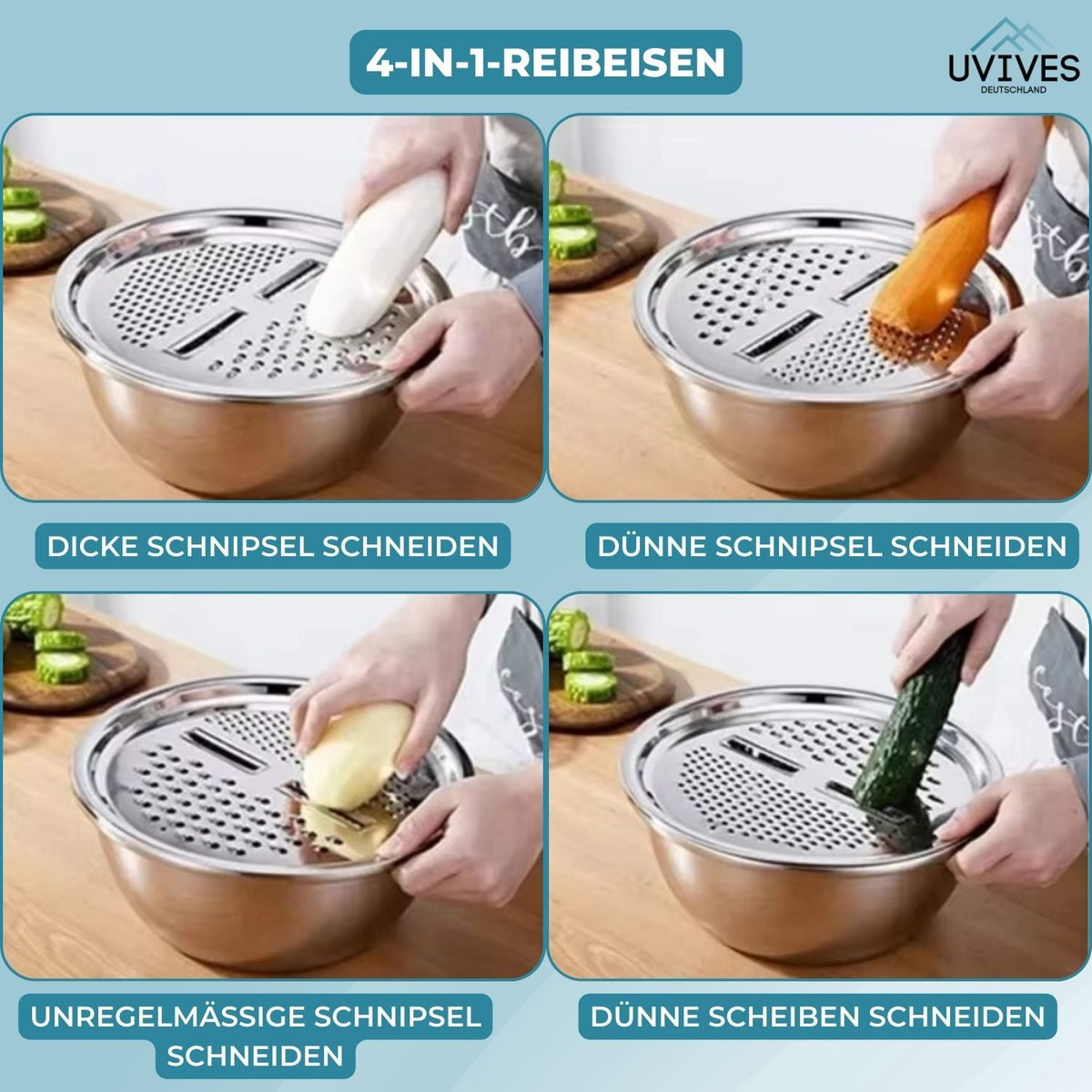 GrateBasin™ - 6-in-1-Becken aus Edelstahl