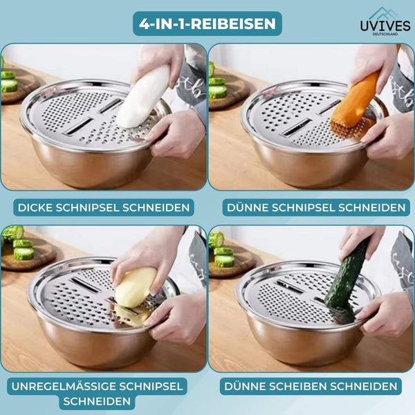 GrateBasin™ - 6-in-1-Becken aus Edelstahl