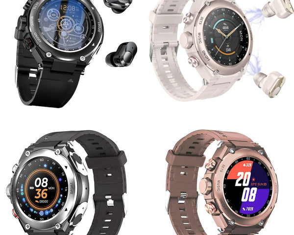 SonicLink™️ - Smartwatch mit kabellosen Kopfhörern