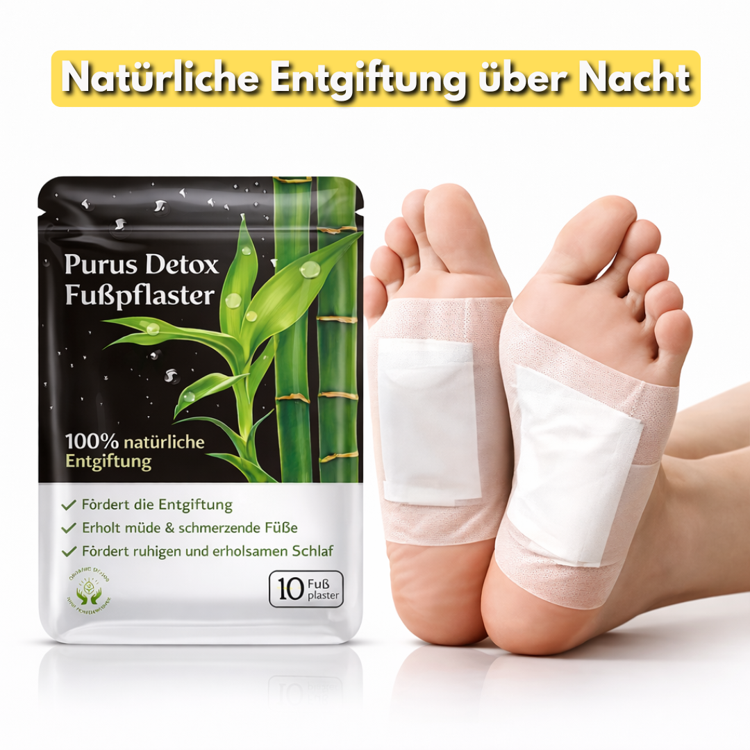 Purus Detox Fußpflaster – Sanfte Entgiftung