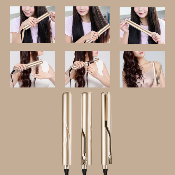 ZwillingsStil™ 2-in-1-Hairstyler und Lockenstab