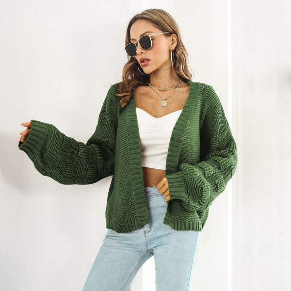 Ana™ Strickjacke mit Puffärmeln