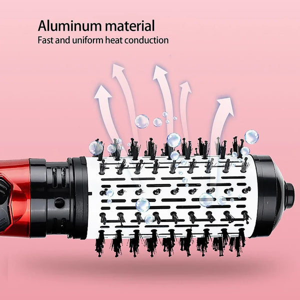 LockenUndStil™ 3-in-1-Ratschen-Hairstyler-Bürste