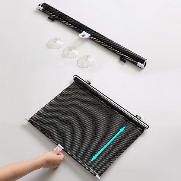 GuardSun™ – Effizientes Sonnenschutzrollo für Auto und Fenster – Maximale Kühlung & UV-Schutz