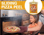 PeelSlide™ - Pizzaschaufel mit praktischer Verschiebe-Funktion für müheloses Backen
