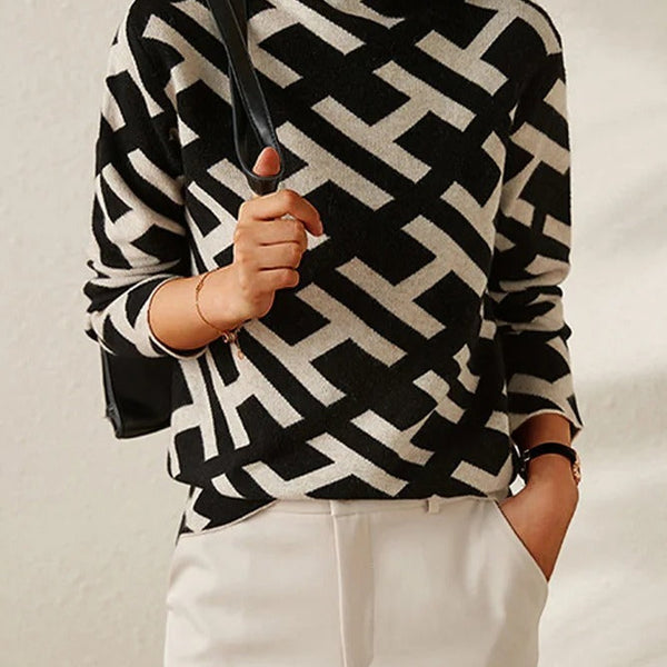Cambria™ | Strahlender geometrischer Pullover