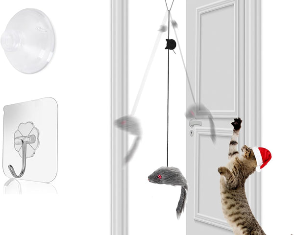 SwingPaws - Interaktives Katzenspielzeug mit hängenden Türen