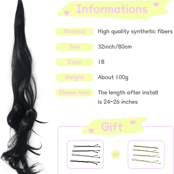 Leah™ | Doppelt gestylter Pferdeschwanz für einen vollen