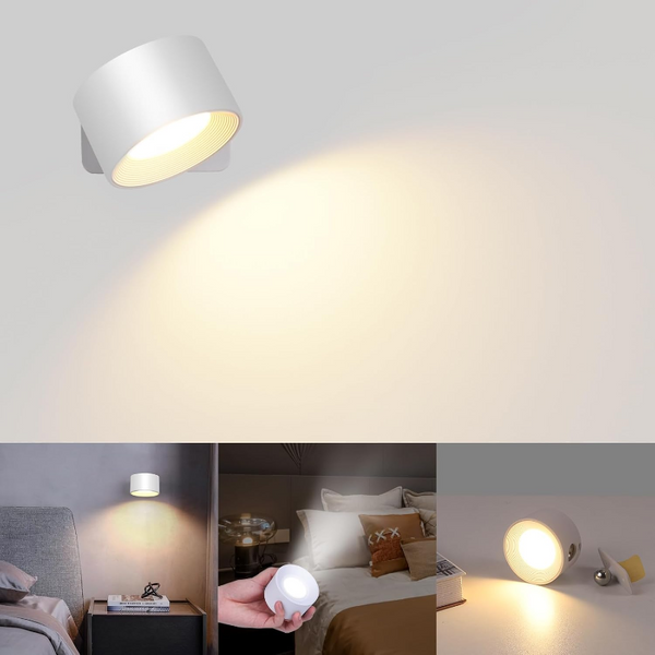 1+1 GRATIS | LumiPod - Drehbare kabellose LED-Wandleuchte