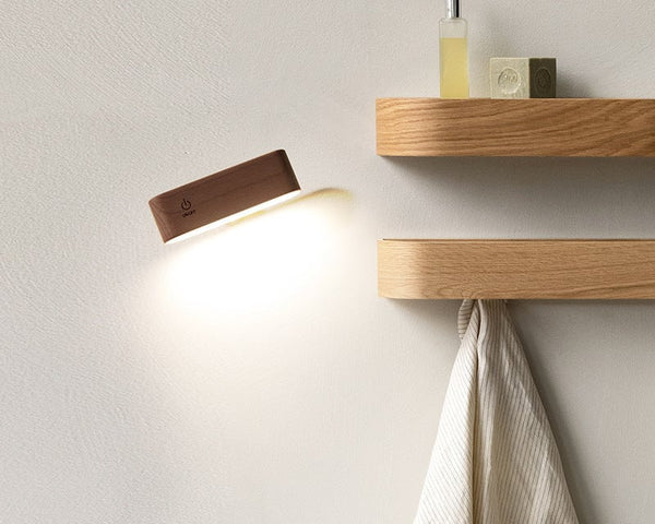 TurnLight - 360-Grad-Drehbare Magnetische Massivholzlampe [Letzter Tag Rabatt]