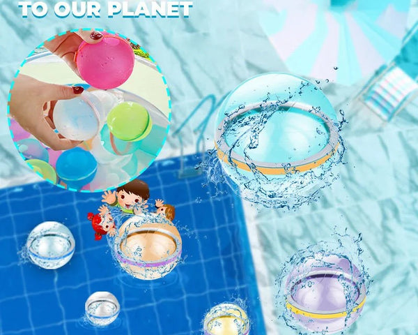 EasySplash™ - Wiederverwendbare Wasserballons für grenzenlosen Sommer-Spaß! | 4+4 GRATIS