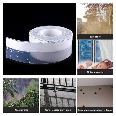 Sealora™ Silikon-Dichtungsstreifen 5 m | Schutz vor Zugluft, Staub & Insekten