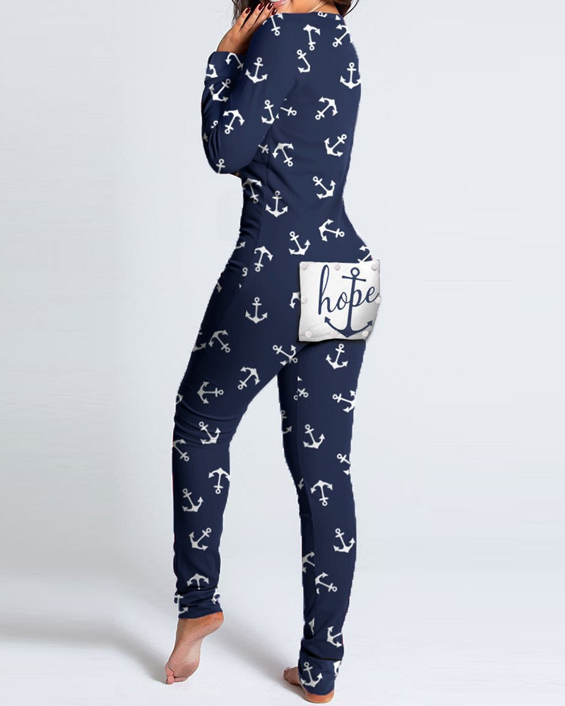 WinterGlow™ – Festlicher Jumpsuit mit Knopfleiste für Frauen