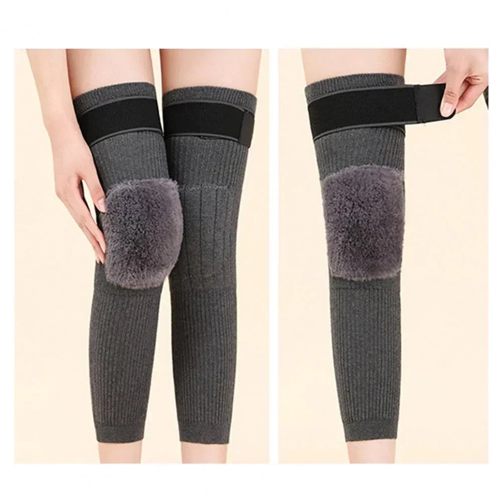 WarmKnit™ | Thermische Kniewärmer mit Fleecefutter – Kuschelige Wärme & flexibler Komfort