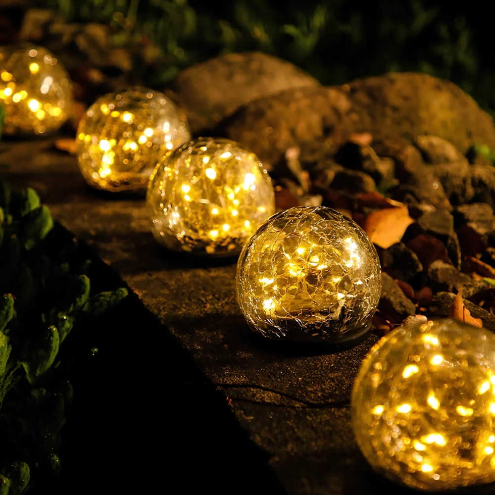 LumiSphere™ Solar-Gartenkugel | Warmes Licht & Magische Gartenatmosphäre