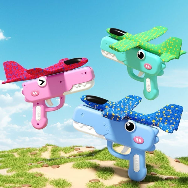 DinoFly™ Abenteuer-Flugzeug Launcher – Für Spannenden Outdoor-Spaß Ohne Batterien