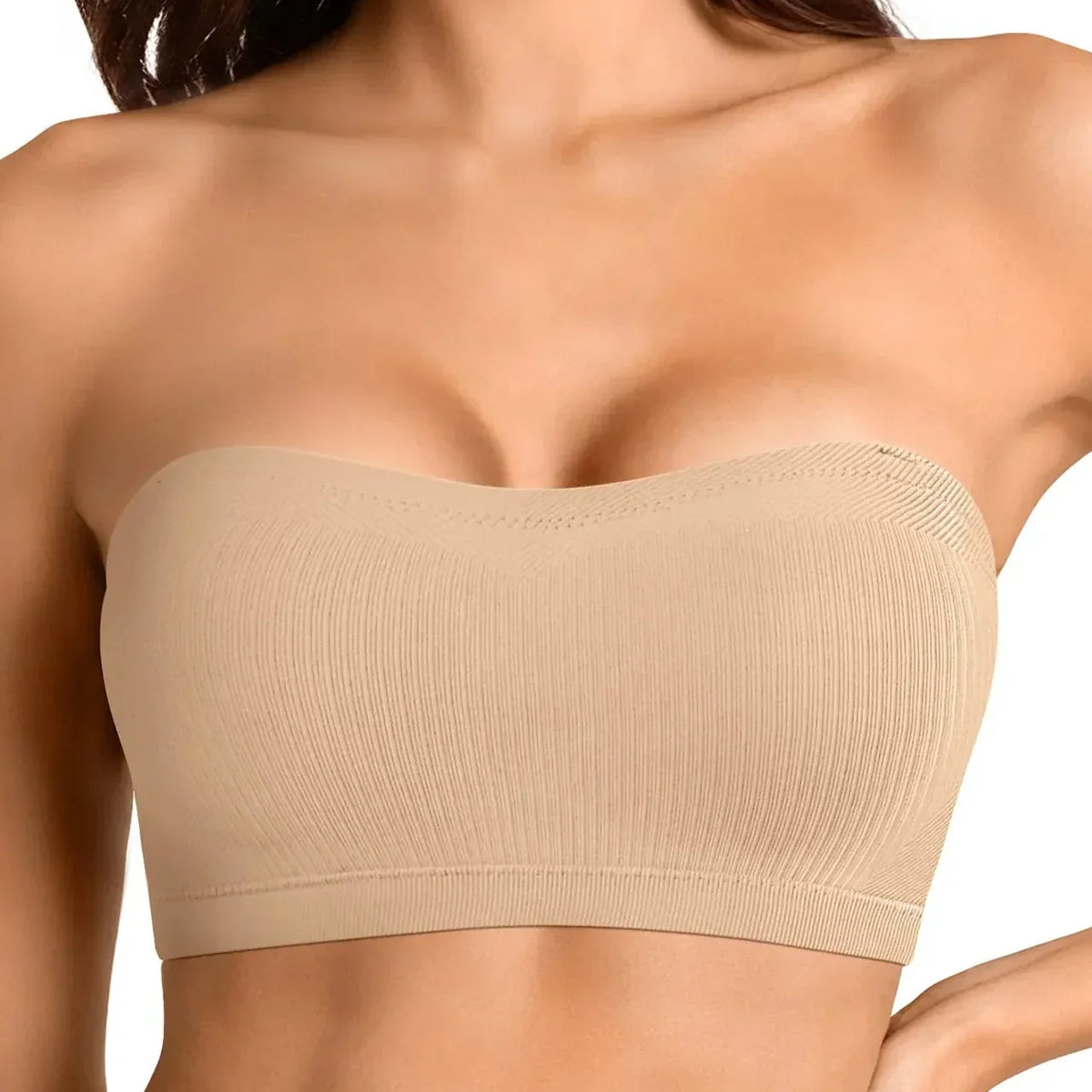 CurveStay™ Multiway-Bandeau-BH – Nahtloser Halt, Push-up-Effekt & maximaler Komfort