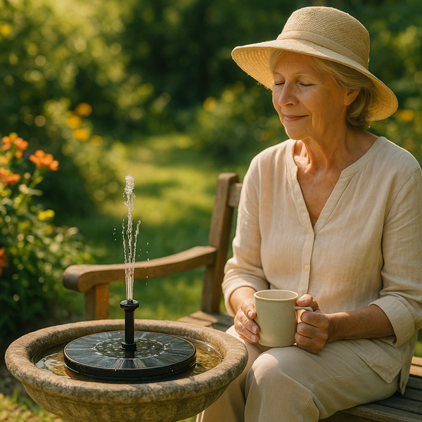 FloraFontana™ – Der Solarbrunnen für lebendige Gärten.