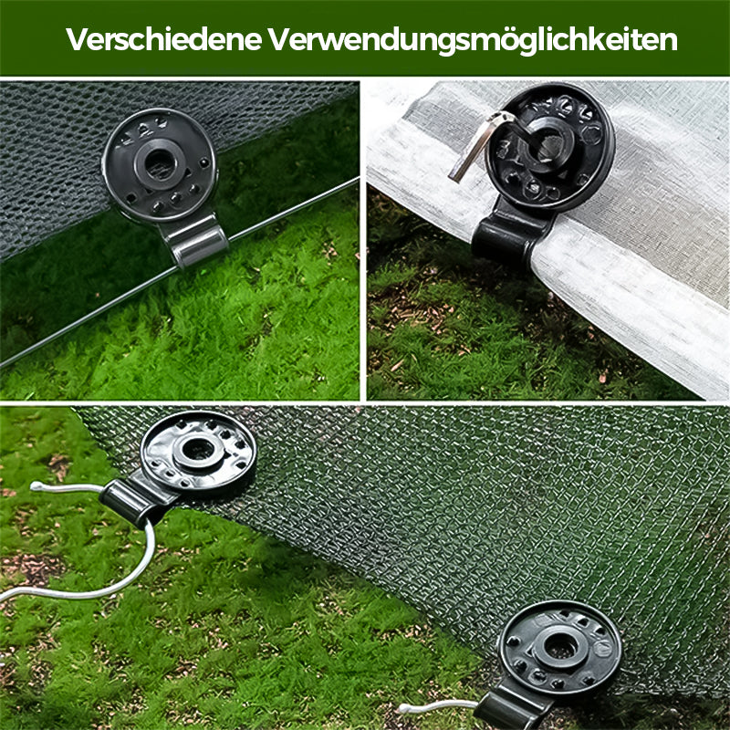 20+20 GRATIS | ShadeClips – Die einfache Lösung zur sicheren Befestigung von Schattiernetzen