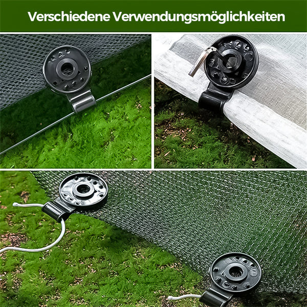 20+20 GRATIS | ShadeClips – Die einfache Lösung zur sicheren Befestigung von Schattiernetzen