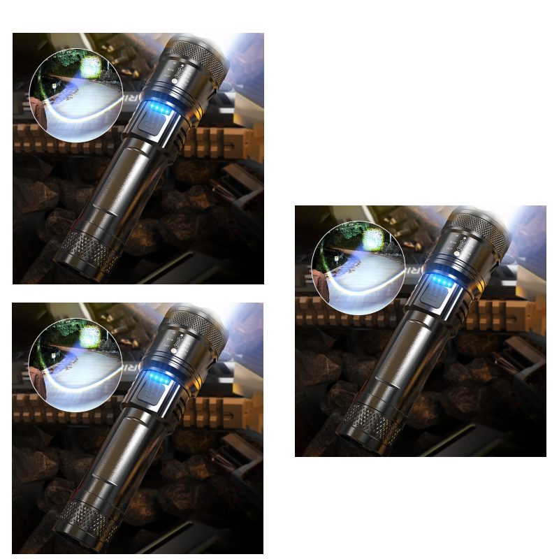 Superstarke Zoom-Taschenlampe – extrem hell & wasserdicht – perfekt für Outdoor & Notfall!